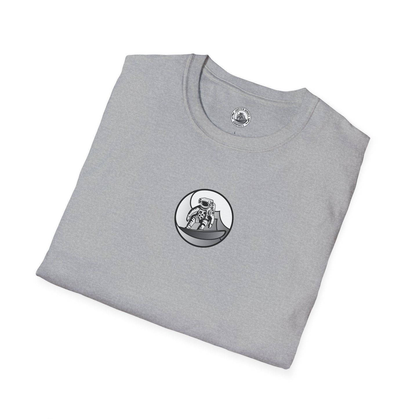 Jupiter Waves Graphics B/W Logo Shirt