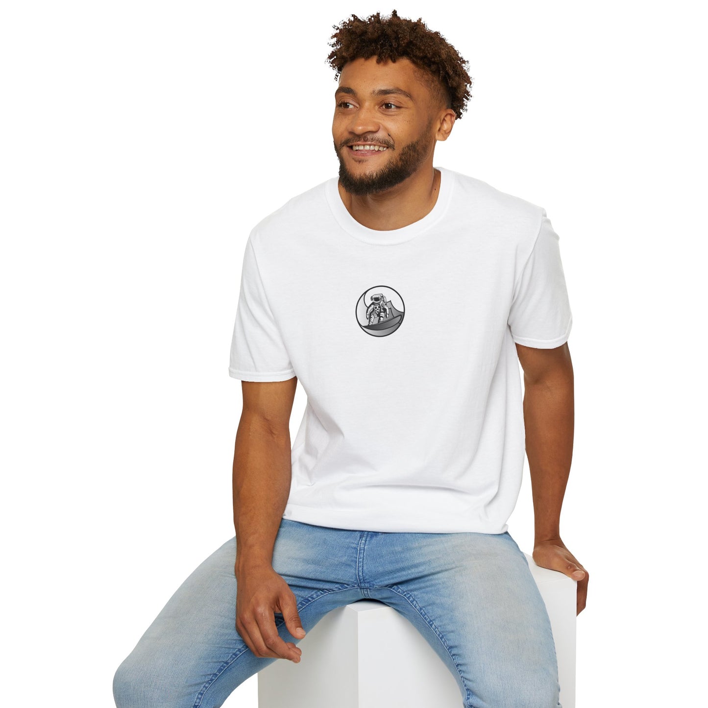 Jupiter Waves Graphics B/W Logo Shirt