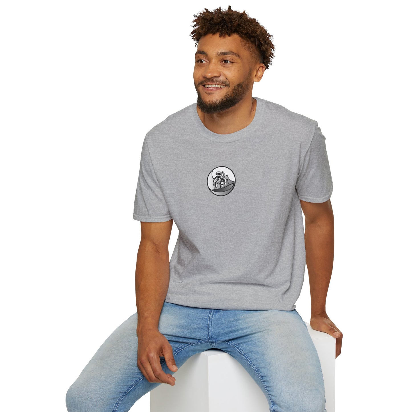 Jupiter Waves Graphics B/W Logo Shirt