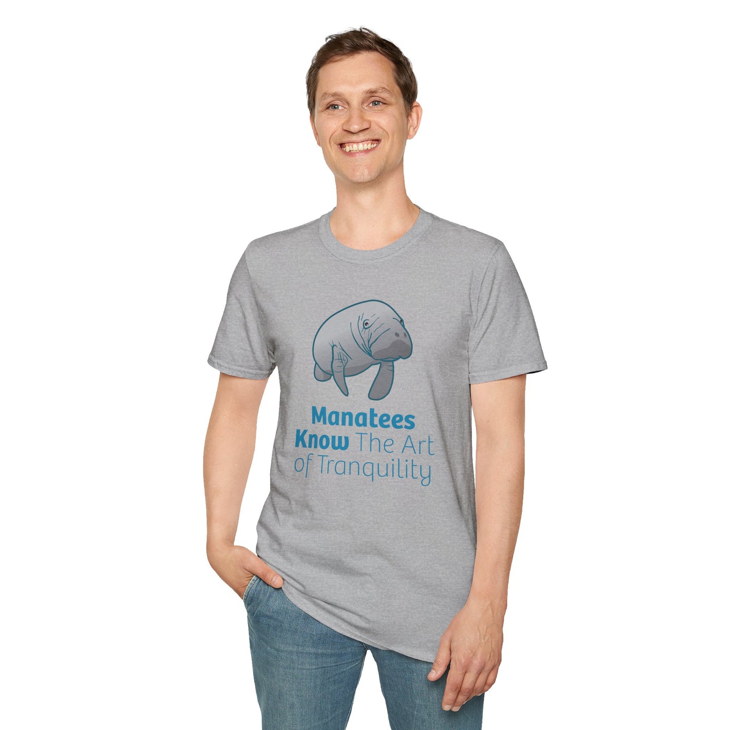 Manatee T-Shirt "Manatees Know The Art of Tranquility"