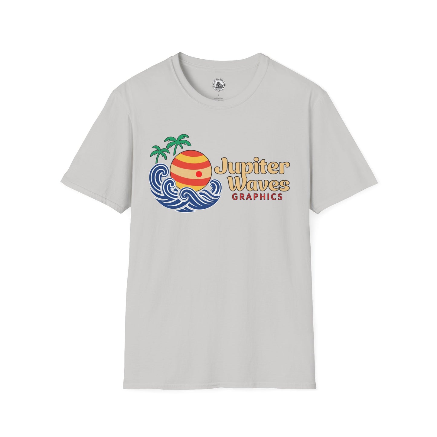 Jupiter Waves Cosmic Surf Graphic Shirt