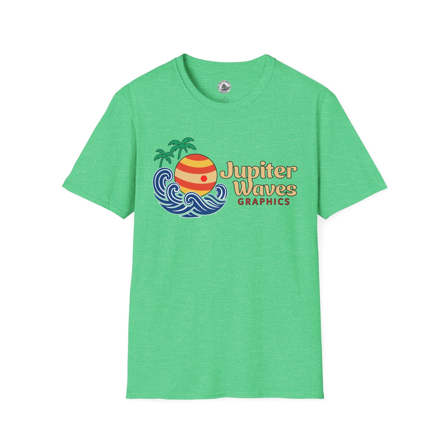 Jupiter Waves Cosmic Surf Graphic Shirt