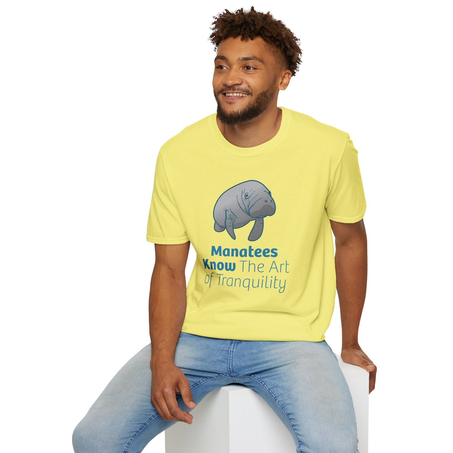Manatee T-Shirt "Manatees Know The Art of Tranquility"