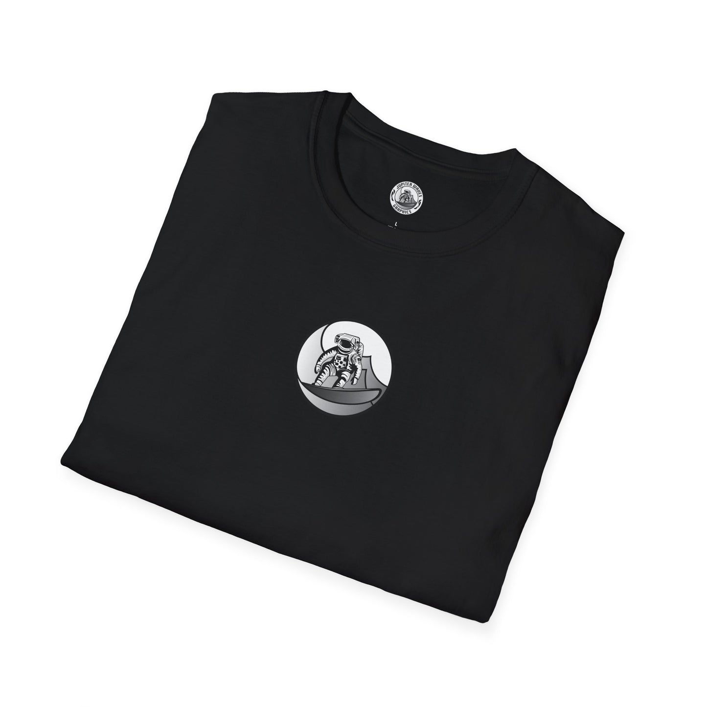 Jupiter Waves Graphics B/W Logo Shirt