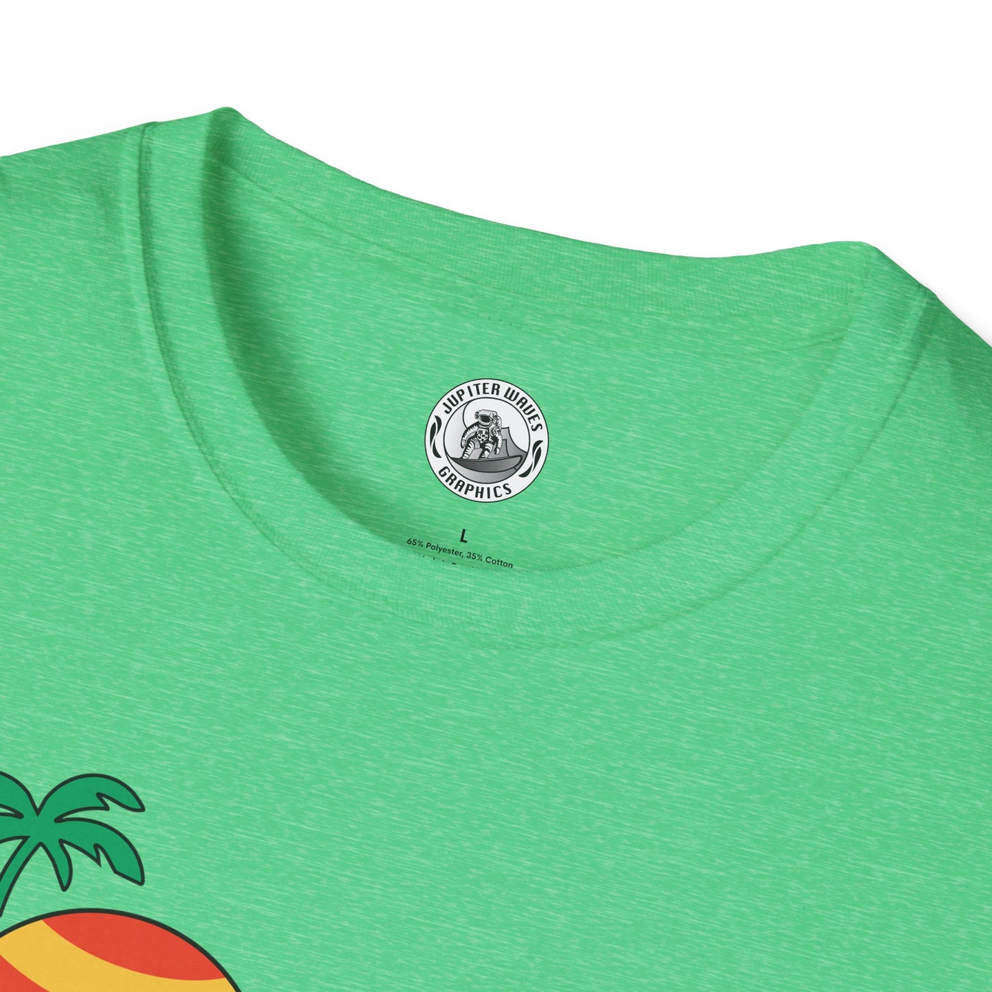 Jupiter Waves Cosmic Surf Graphic Shirt