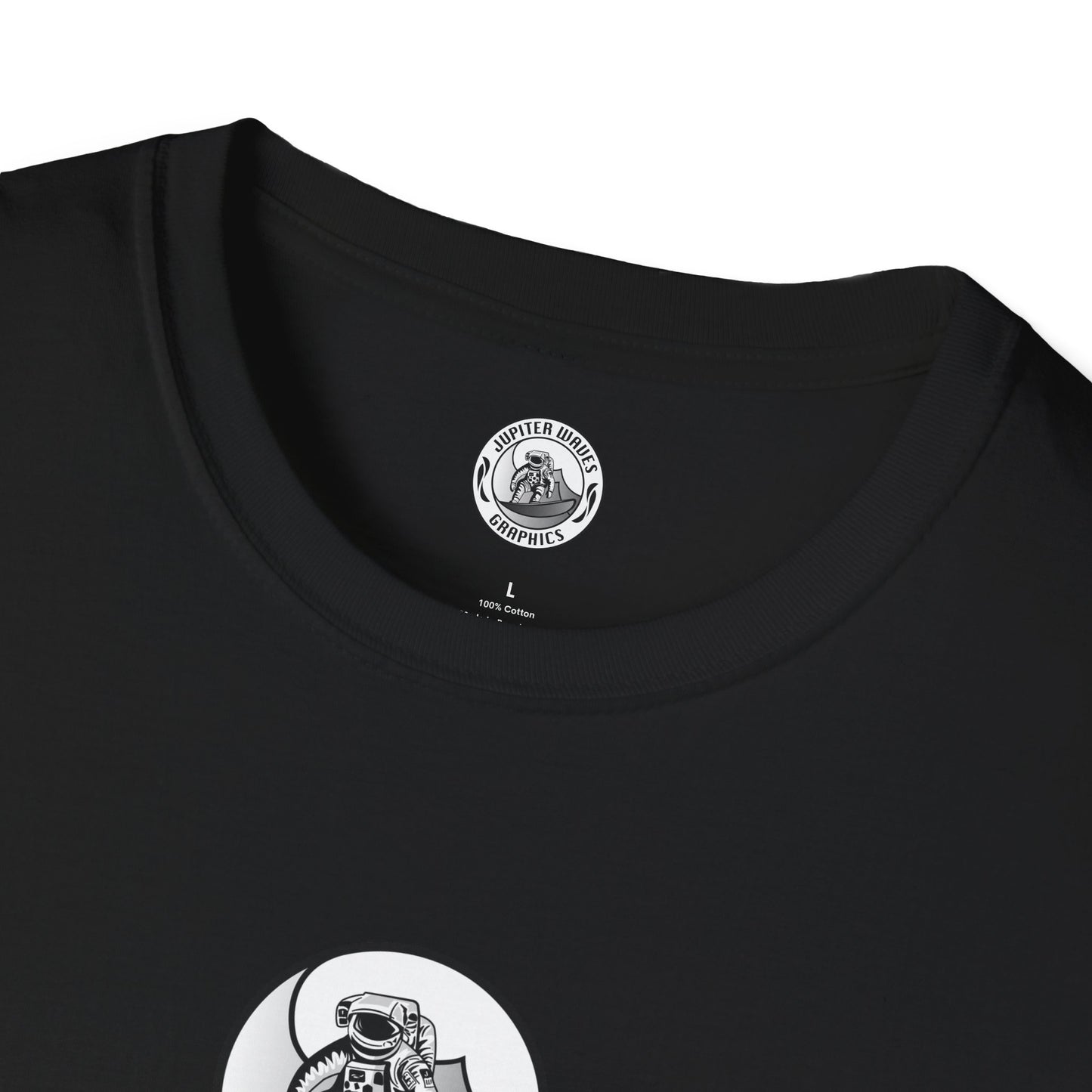 Jupiter Waves Graphics B/W Logo Shirt