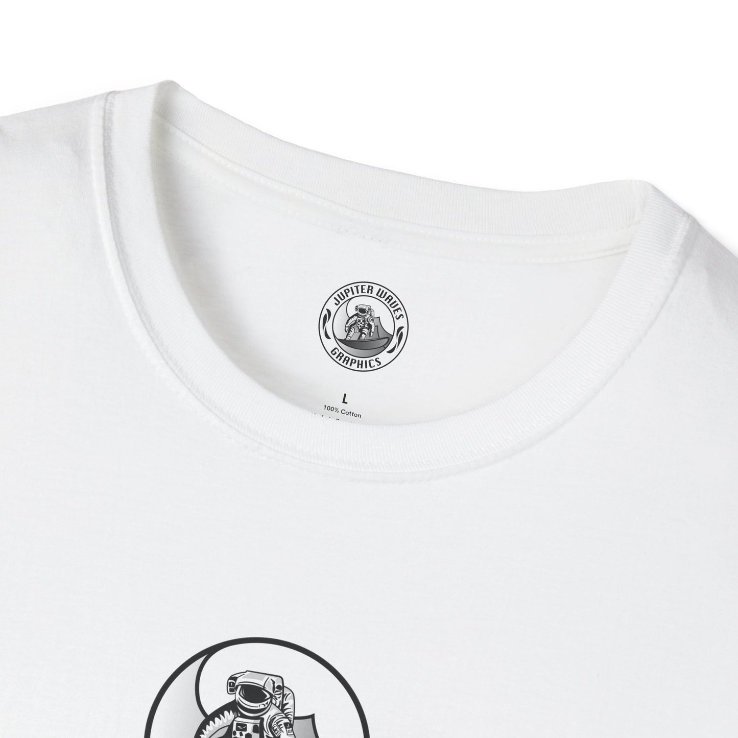 Jupiter Waves Graphics B/W Logo Shirt