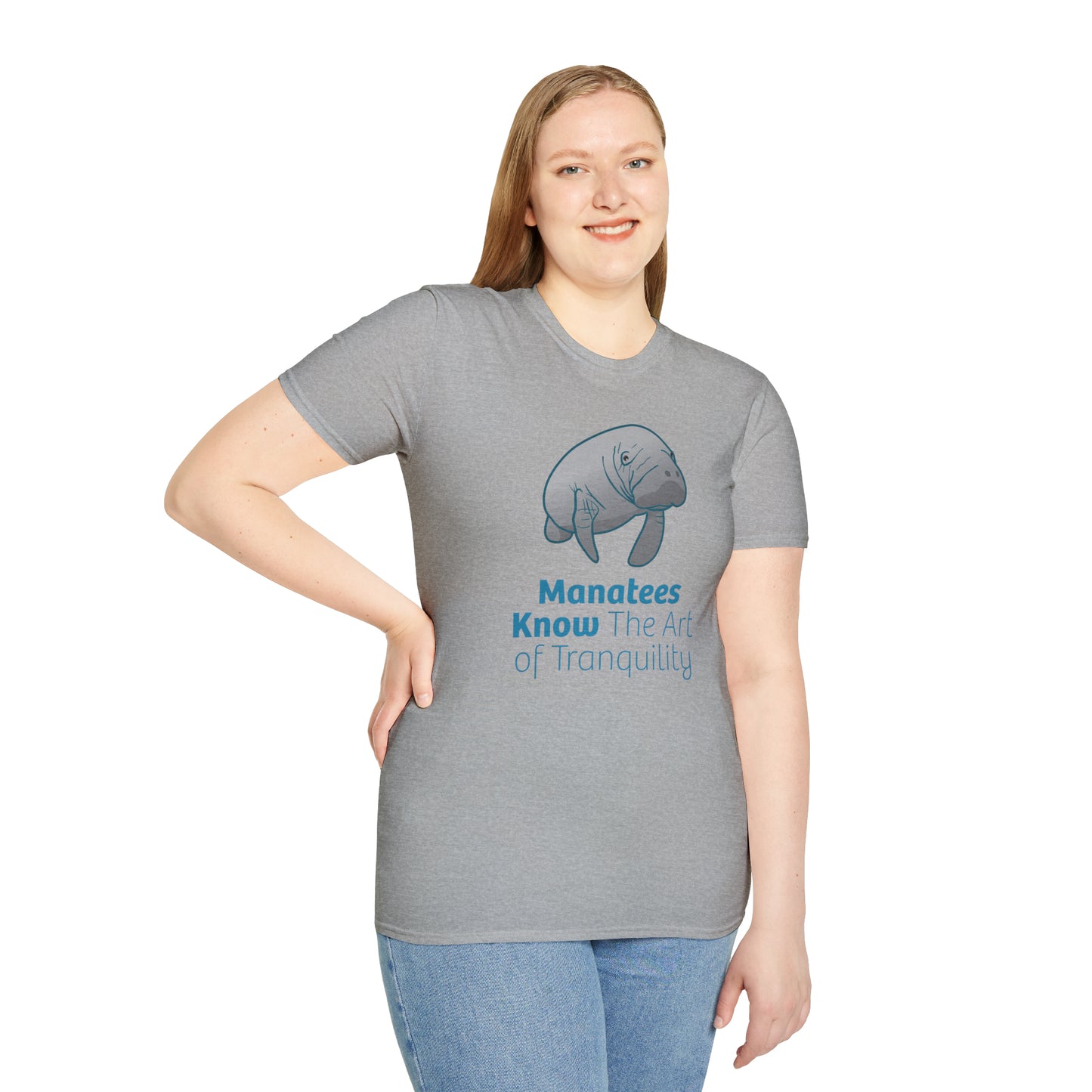 Manatee T-Shirt "Manatees Know The Art of Tranquility"