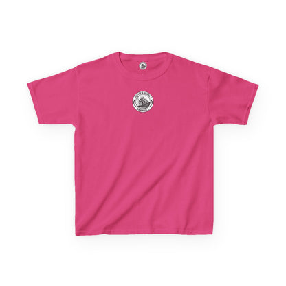 Kids Jupiter Waves Graphics Black and White Logo Shirt.