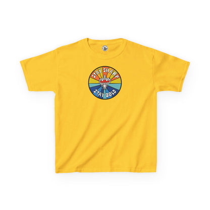 Kids Shark T-Shirt - "STAY SHARP" "STAY BOLD"