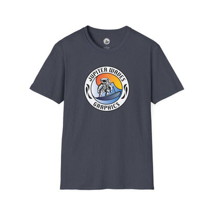 Jupiter Waves Graphics Color Logo T-shirt