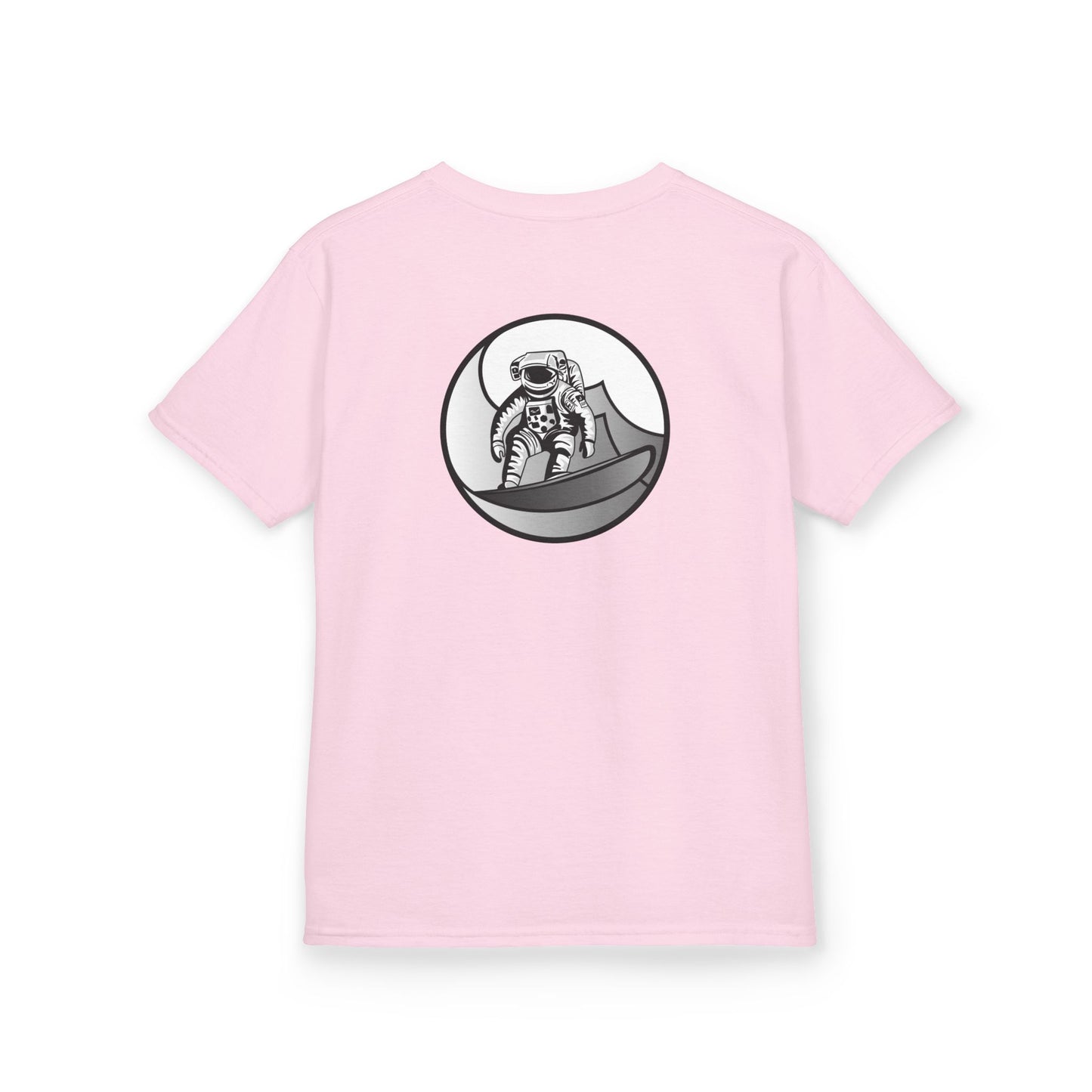 Kids Jupiter Waves Graphics Black and White Logo Shirt.