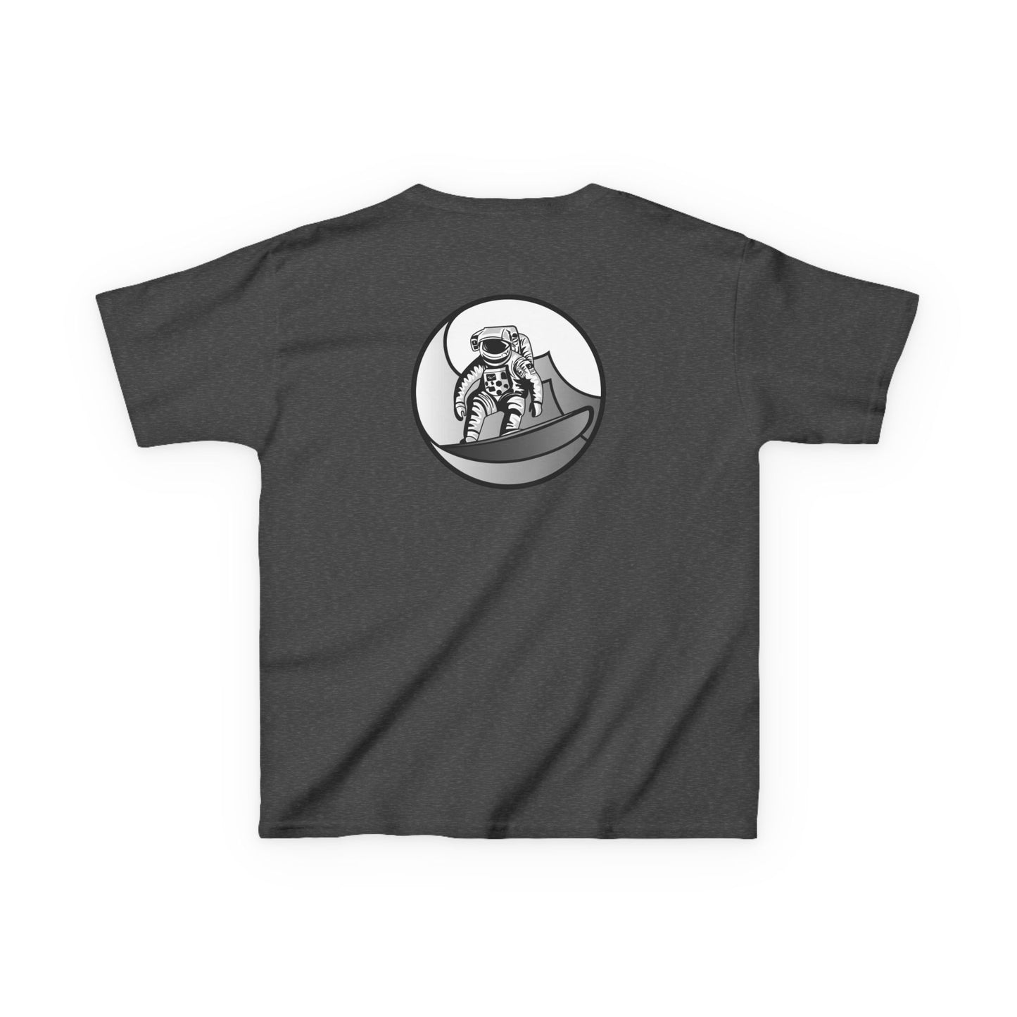 Kids Jupiter Waves Graphics Black and White Logo Shirt.