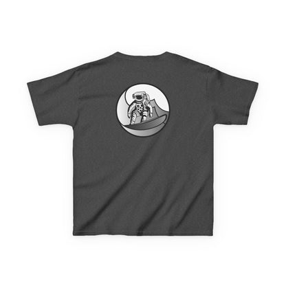 Kids Jupiter Waves Graphics Black and White Logo Shirt.