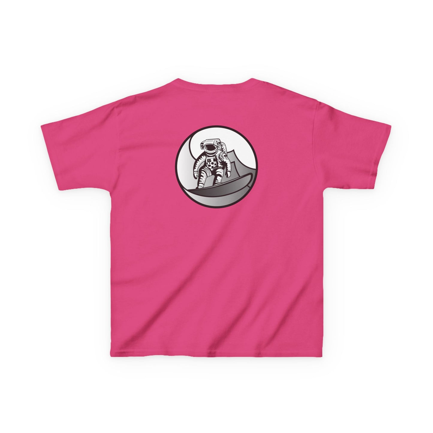 Kids Jupiter Waves Graphics Black and White Logo Shirt.