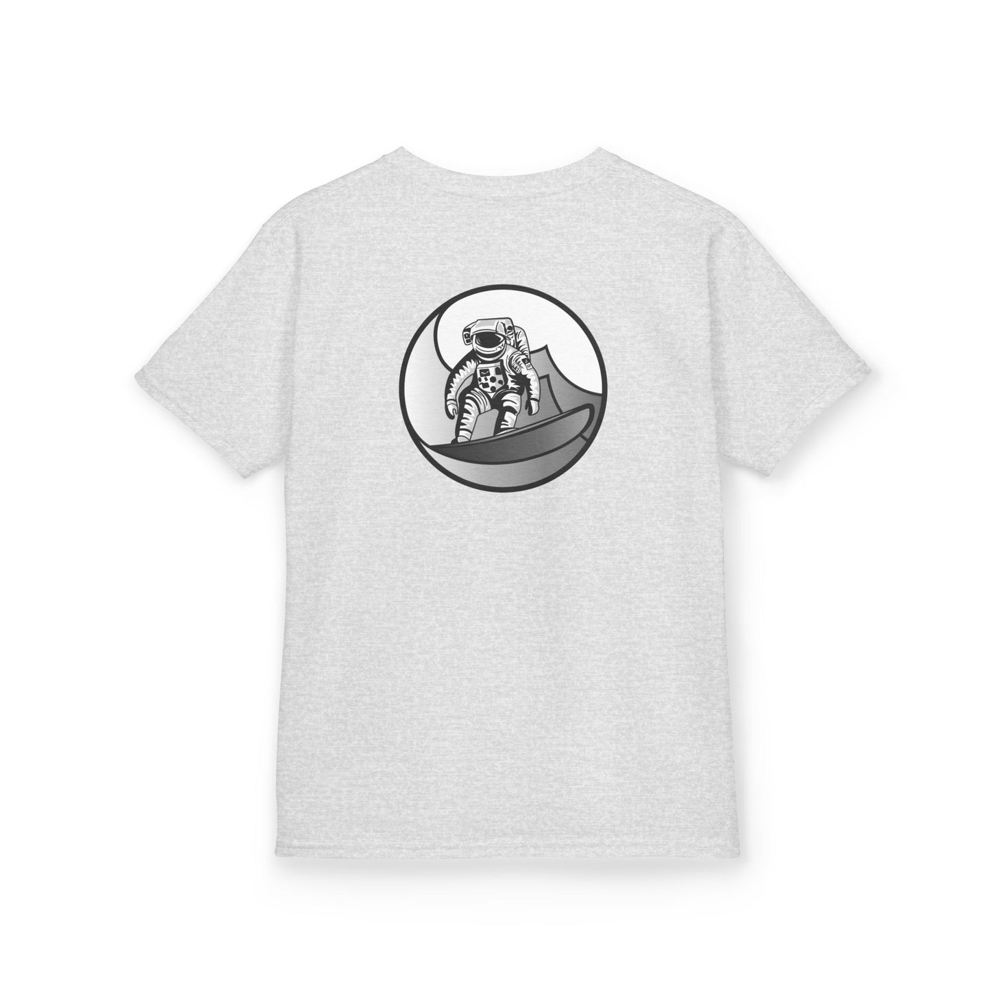 Kids Jupiter Waves Graphics Black and White Logo Shirt.