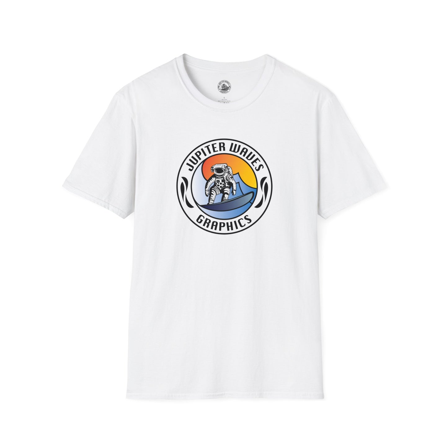 Jupiter Waves Graphics Color Logo T-shirt