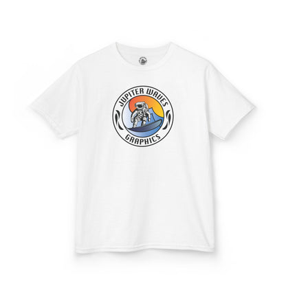 Kids Jupiter Waves Graphics Color Logo Shirt.