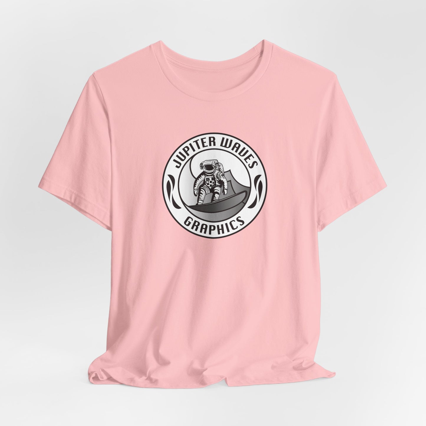 Jupiter Waves Graphics B/W logo T-shirt