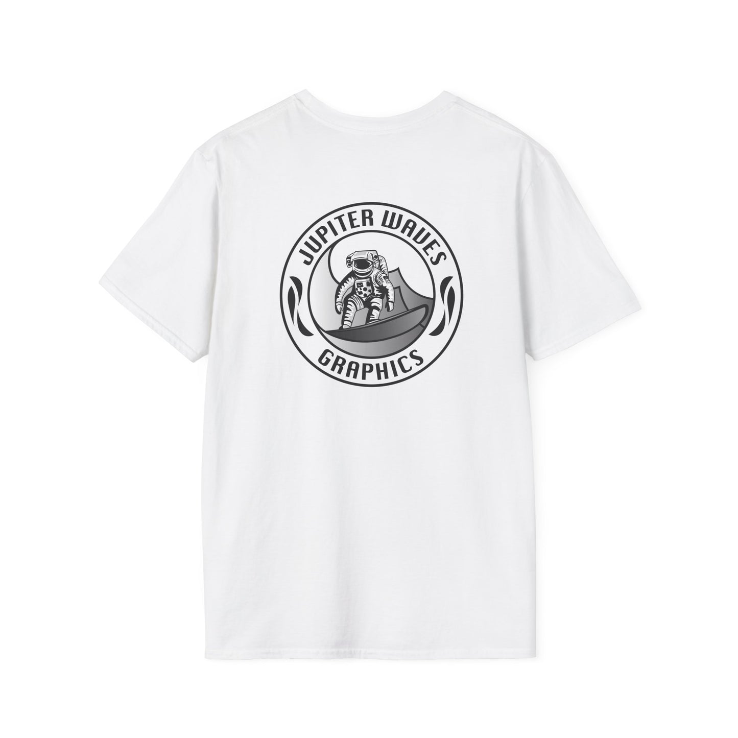 Jupiter Waves Graphics B/W Logo Shirt