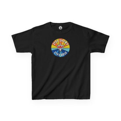 Kids Shark T-Shirt - "STAY SHARP" "STAY BOLD"