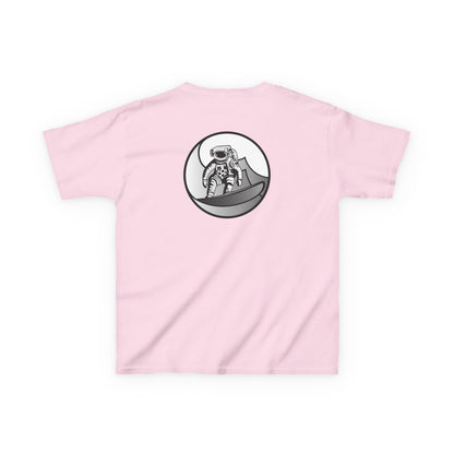 Kids Jupiter Waves Graphics Black and White Logo Shirt.