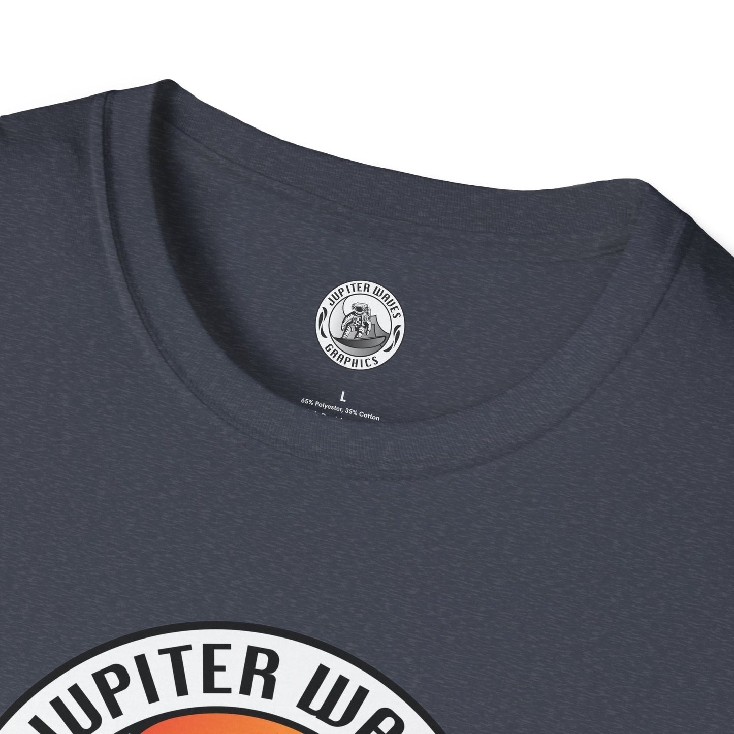 Jupiter Waves Graphics Color Logo T-shirt