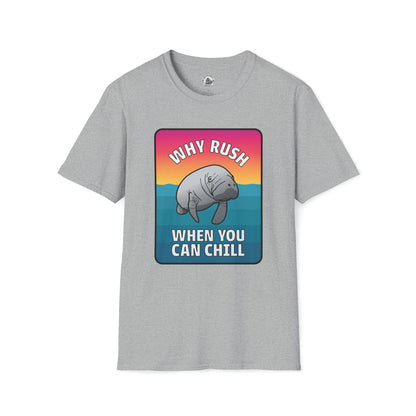 Manatee "WHY RUSH" "WHEN YOU CAN CHILL"