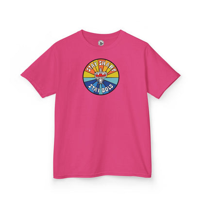 Kids Shark T-Shirt - "STAY SHARP" "STAY BOLD"