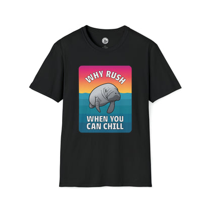 Manatee "WHY RUSH" "WHEN YOU CAN CHILL"