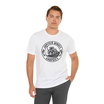 Jupiter Waves Graphics B/W logo T-shirt