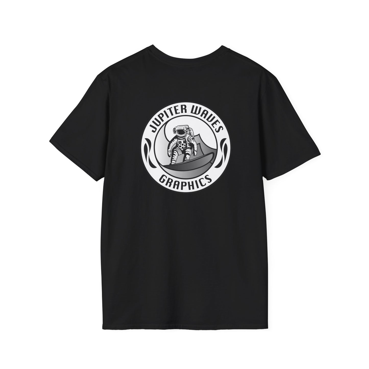 Jupiter Waves Graphics B/W Logo Shirt