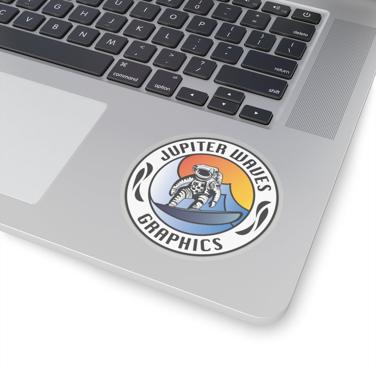 Jupiter Waves Graphics Logo Sticker