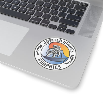 Jupiter Waves Graphics Logo Sticker