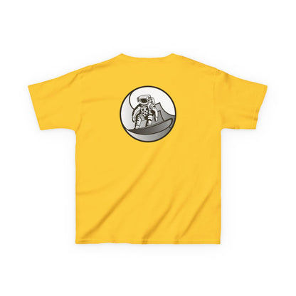 Kids Jupiter Waves Graphics Black and White Logo Shirt.