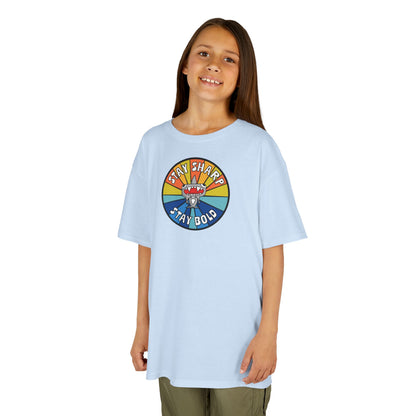 Kids Shark T-Shirt - "STAY SHARP" "STAY BOLD"