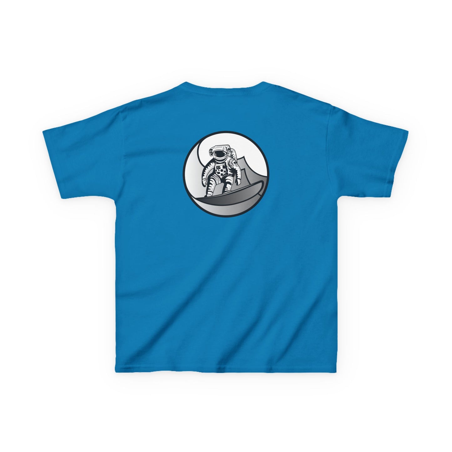 Kids Jupiter Waves Graphics Black and White Logo Shirt.