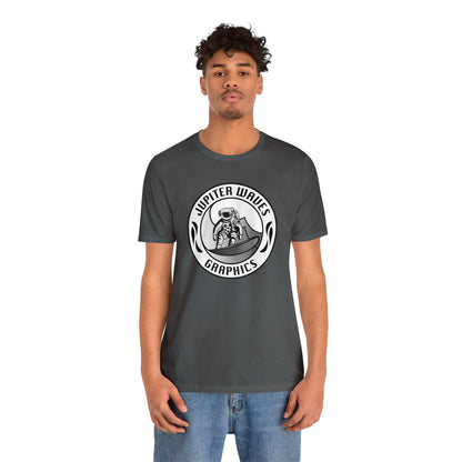 Jupiter Waves Graphics B/W logo T-shirt