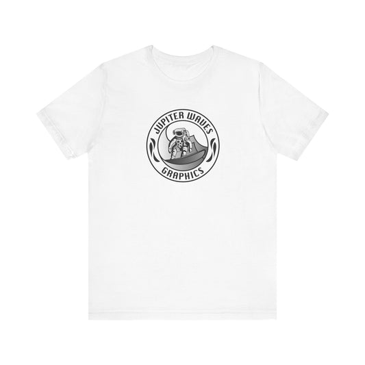 Jupiter Waves Graphics B/W logo T-shirt