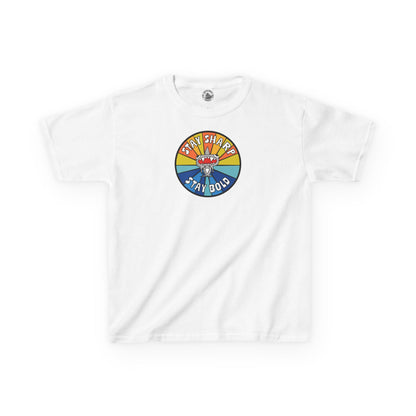 Kids Shark T-Shirt - "STAY SHARP" "STAY BOLD"