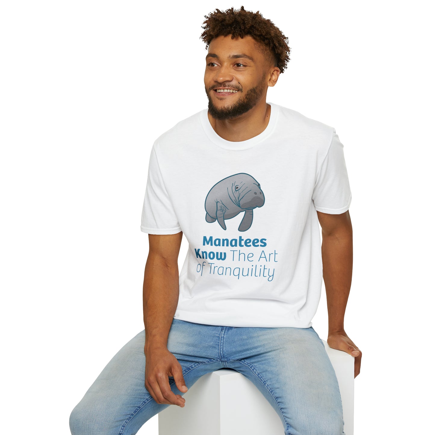 Manatee T-Shirt "Manatees Know The Art of Tranquility"