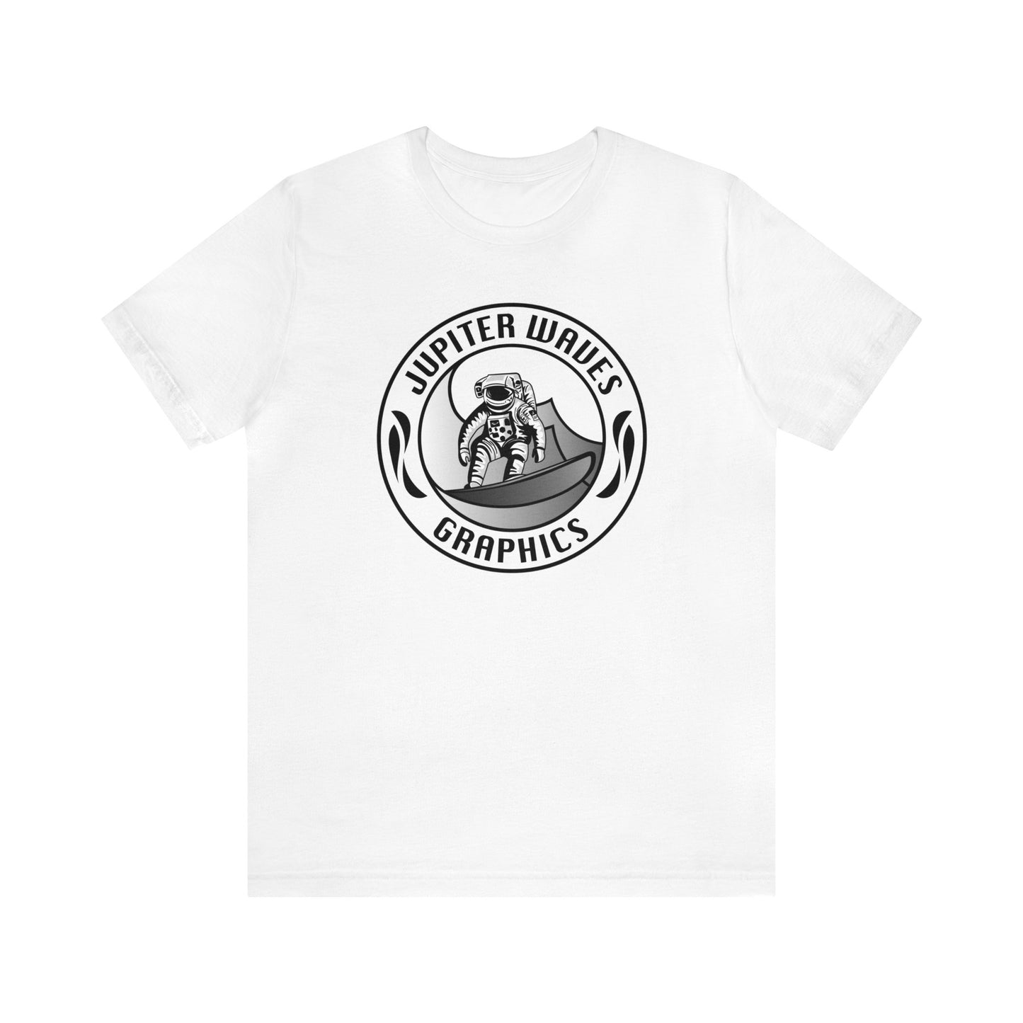 Jupiter Waves Graphics B/W logo T-shirt