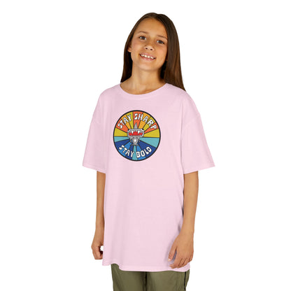 Kids Shark T-Shirt - "STAY SHARP" "STAY BOLD"