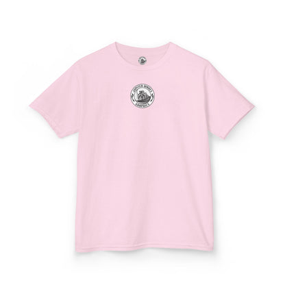 Kids Jupiter Waves Graphics Black and White Logo Shirt.
