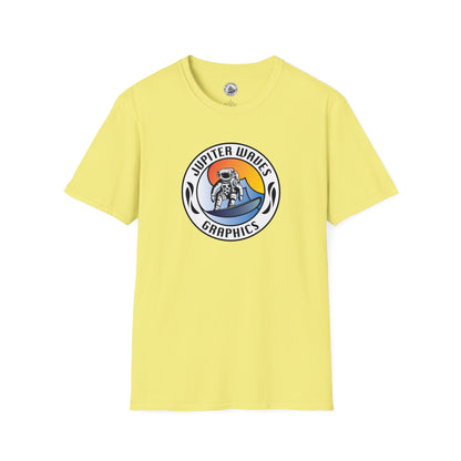 Jupiter Waves Graphics Color Logo T-shirt