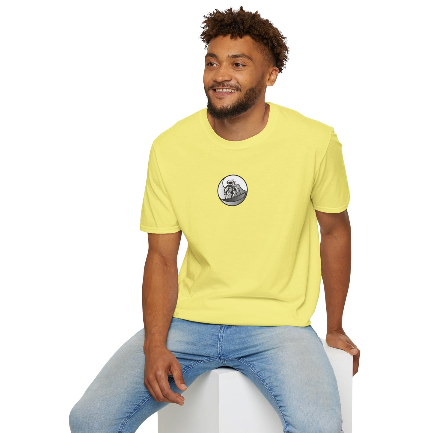 Jupiter Waves Graphics B/W Logo Shirt