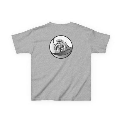 Kids Jupiter Waves Graphics Black and White Logo Shirt.