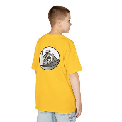 Kids Jupiter Waves Graphics Black and White Logo Shirt.