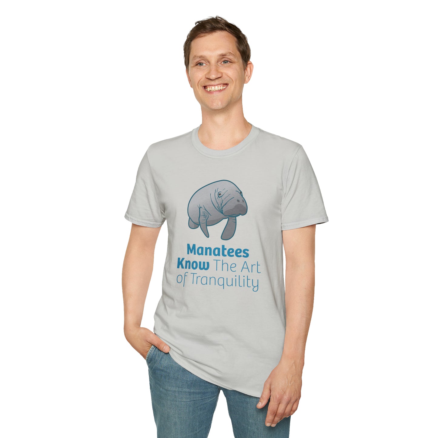 Manatee T-Shirt "Manatees Know The Art of Tranquility"