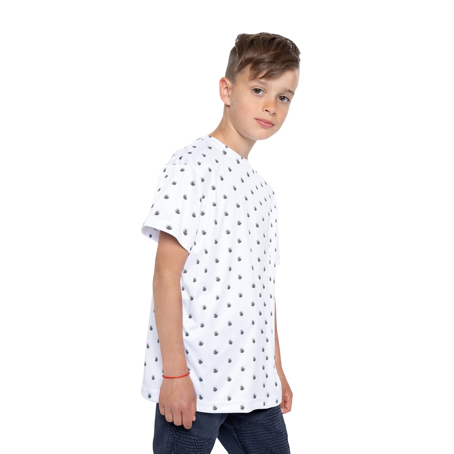 Kids Jupiter Waves Graphics Logo Pattern Design Sports Jersey